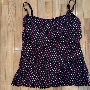 Cazimi Polka Dot swim tankini top size 22W